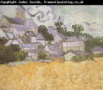 Vincent Van Gogh View of Auvers with Church (nn04)